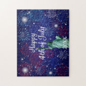 7月の花火の幸せ4日 ジグソーパズル (縦)