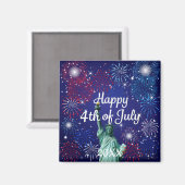 7月の花火の幸せ4日 マグネット (正面/裏面)