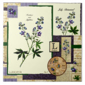 7月の花 タイル (正面)