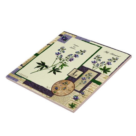 7月の花 タイル (側面)