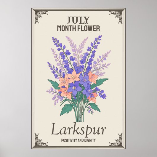 7月の花 ポスター (正面)