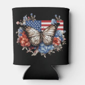 7月の蝶の愛国的な4番目 缶クーラー (裏面)