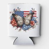 7月の蝶の愛国的な4番目 缶クーラー (正面)