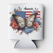 7月の蝶の愛国的な4番目 缶クーラー (正面)