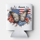 7月の蝶の愛国的な4番目 缶クーラー (裏面)