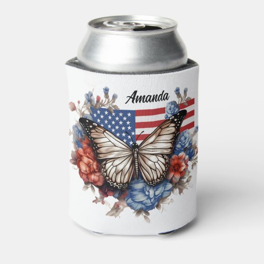 7月の蝶の愛国的な4番目 缶クーラー (缶裏面)