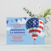 7月の誕生日の招待状の第4 招待状 (スタンド正面)