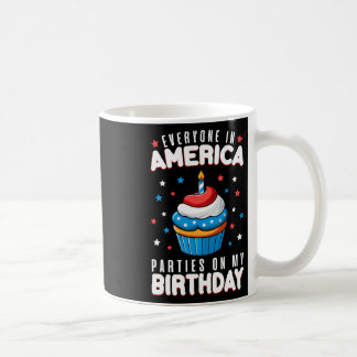 7月の誕生日パーティーボーイガール7月4日Bda コーヒーマグカップ