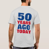 7月の誕生日Tシャツの50.4歳 Tシャツ (裏面)