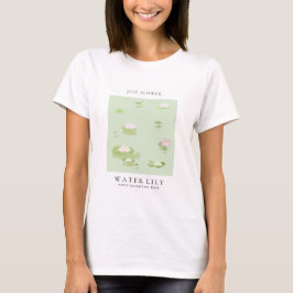 7月の誕生月フラワーのTシャツ Tシャツ