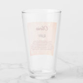 7月の誕生石ルビーデザイン タンブラーグラス (裏面)