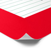 7月の誕生石誕生石ルビーアートワークポスター ポスター (角)