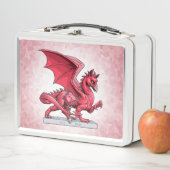 7月の誕生石龍:ルビー メタルランチボックス (インサイチュ)