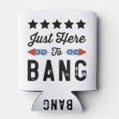 7月の贈り物のBang Patriotic 4thにちょうどここで 缶クーラー (裏面)