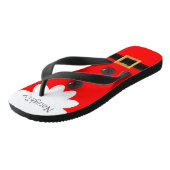 7月の赤いクリスマスカスタムフェスティバルビーチサンダル ビーチサンダル (アングル)