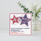 7月の赤白青の第4はパーティの招待状を主演します 招待状 (スタンド正面)