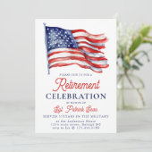 7月の陸軍退職日米国国旗4日 招待状 (スタンド正面)