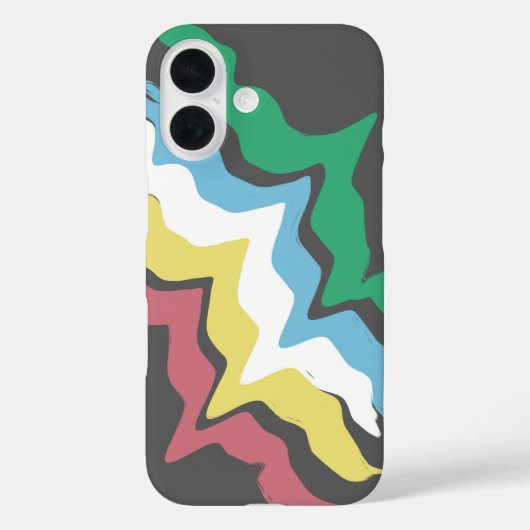 7月の障害者プライド月間アウェアネスカラー Case-Mate iPhoneケース (裏面)