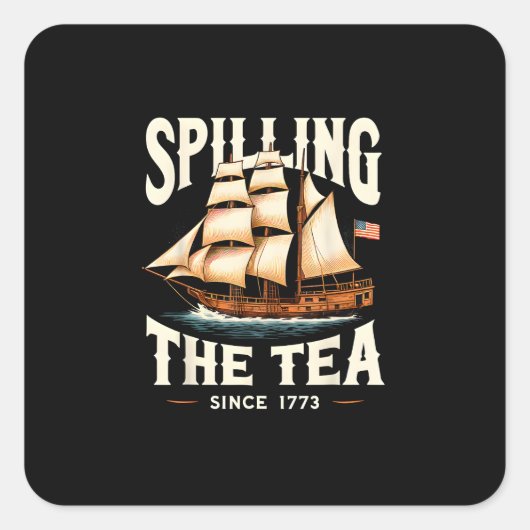 7月の1773 4thからアメリカ合衆国のレトロ スクエアシール (正面)