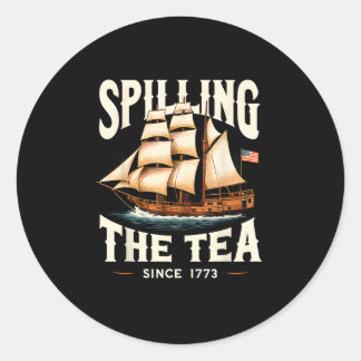 7月の1773 4thからアメリカ合衆国のレトロ ラウンドシール