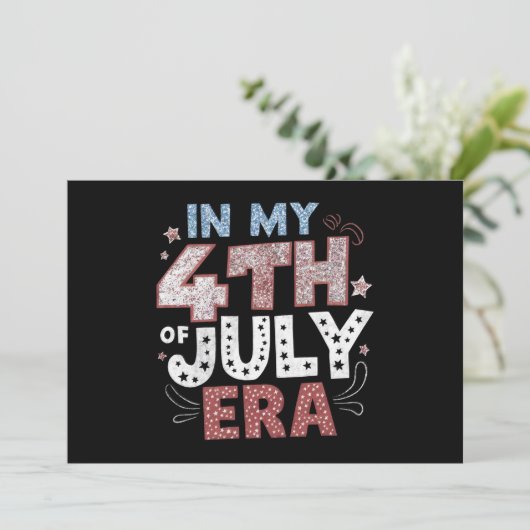 7月の4日にアメリカの愛国心 招待状 (スタンド正面)