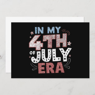 7月の4日にアメリカの愛国心 招待状