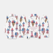 7月の4日の愛国爆竹パーティー フェイバーボックス (折り畳みなし)