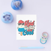 7月の4日の赤い白とポプシクルクール チラシ (シングル)