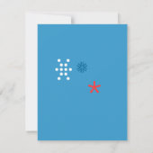 7月の4日パーティー招待状 招待状 (裏面)