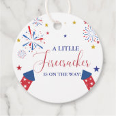 7月の4t独立爆竹ベビーシャワー フェイバータグ (正面)