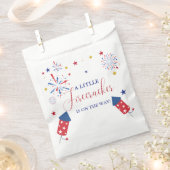 7月の4t独立爆竹ベビーシャワー フェイバーバッグ (クリップ留めされた状態)