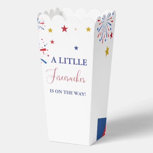 7月の4t独立爆竹ベビーシャワー フェイバーボックス (正面)