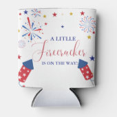 7月の4t独立爆竹ベビーシャワー 缶クーラー (正面)