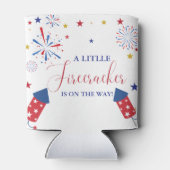 7月の4t独立爆竹ベビーシャワー 缶クーラー (裏面)