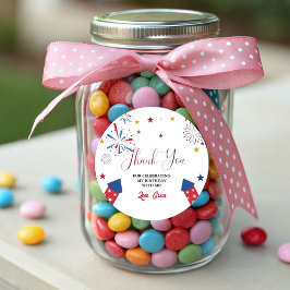 7月の4t独立誕生日ありがとう ラウンドシール