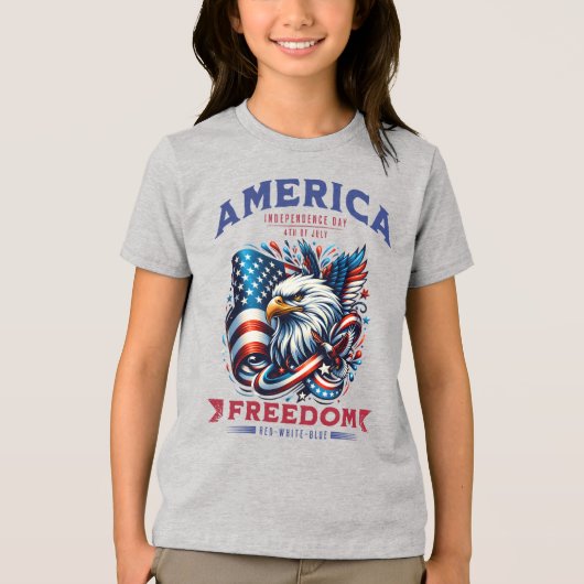 7月の4thアメリカンイーグル昇華–61901 トライブレンドＴシャツ (正面)