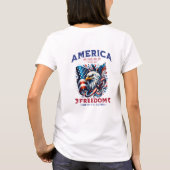 7月の4thアメリカンイーグル昇華–61901 tシャツ (裏面)