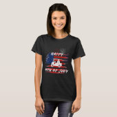 7月の4thルーピングパレードホリデーゴルフカートAmeri Tシャツ (正面フル)