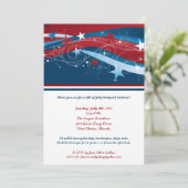 7月の5x7第4日パーティーバーベキュー招待状 招待状 (スタンド正面)