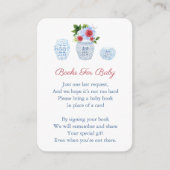 7月のChinoiserie 4th本リクエスト赤ちゃんシャワー エンクロージャーカード (正面)