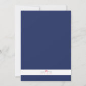 7月のCookoutの招待状のモダンで愛国心が強い第4 招待状 (裏面)