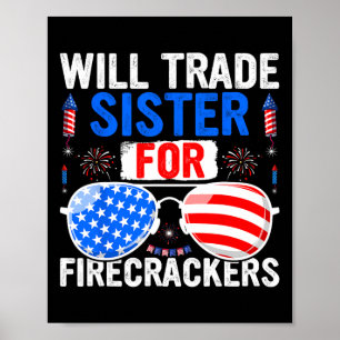 7月のFirecrackers 4thのために妹を交換する ポスター
