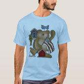 7月のTシャツのテディー・ベア第4 Tシャツ (正面)