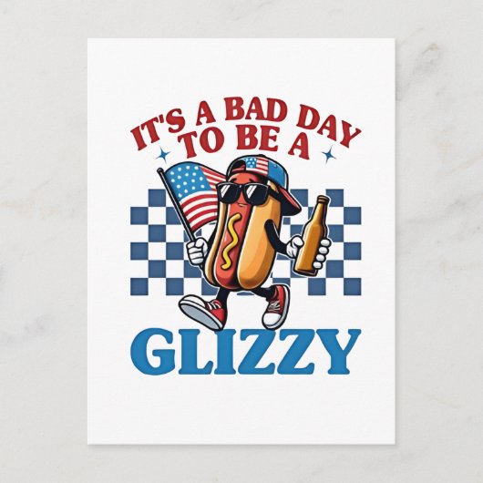 7月のTシャツの4日目が目まいがするのは悪い日だ 案内ポストカード (正面)