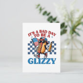 7月のTシャツの4日目が目まいがするのは悪い日だ 案内ポストカード (スタンド正面)