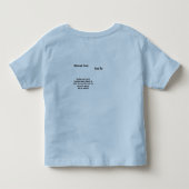 7月のUFO自由の芸術像おもしろい第4番 トドラーTシャツ (裏面)