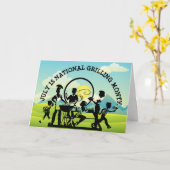 7月は全国グリリング月Get Together Card カード (黄色い花)