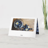 7月は全国ブルーベリー月間です カード (裏面)