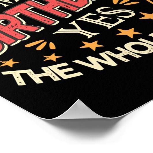 7月は私の誕生日Yes全体の月のヴィンテージ ポスター (角)