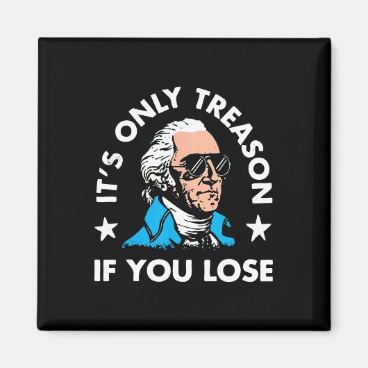 7月もし4日を失う宝おもしろい庫 マグネット (正面)